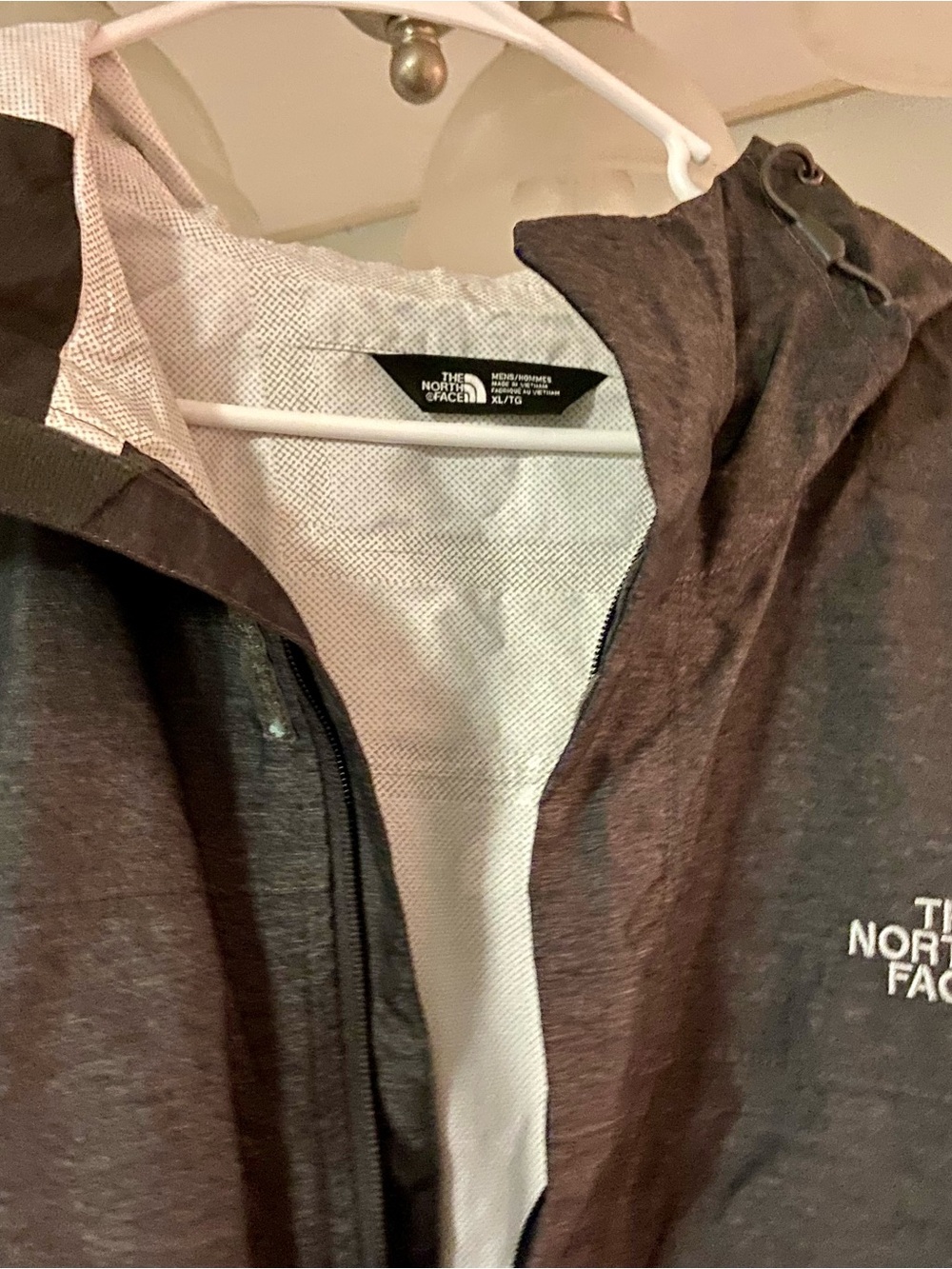 The North Face Charcoal Gray Hooded Shell Jacket - Picture 5 of 6
